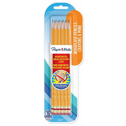 Paper Mate EVERSTRONG Pencils - 10 Pack