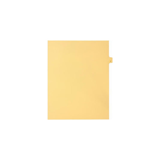 Sterling Alpha Singles Tabs, Letter F, Buff, Letter Size, 1/26th Cut, 25/pk