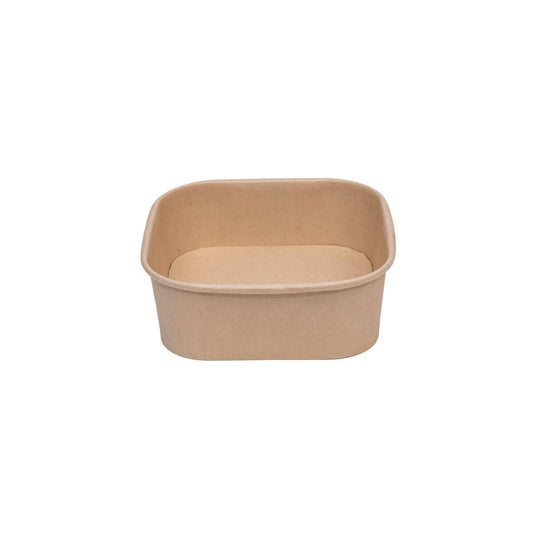 Eco-Packaging Bamboo Square Bowls, 16oz - 300 Pack