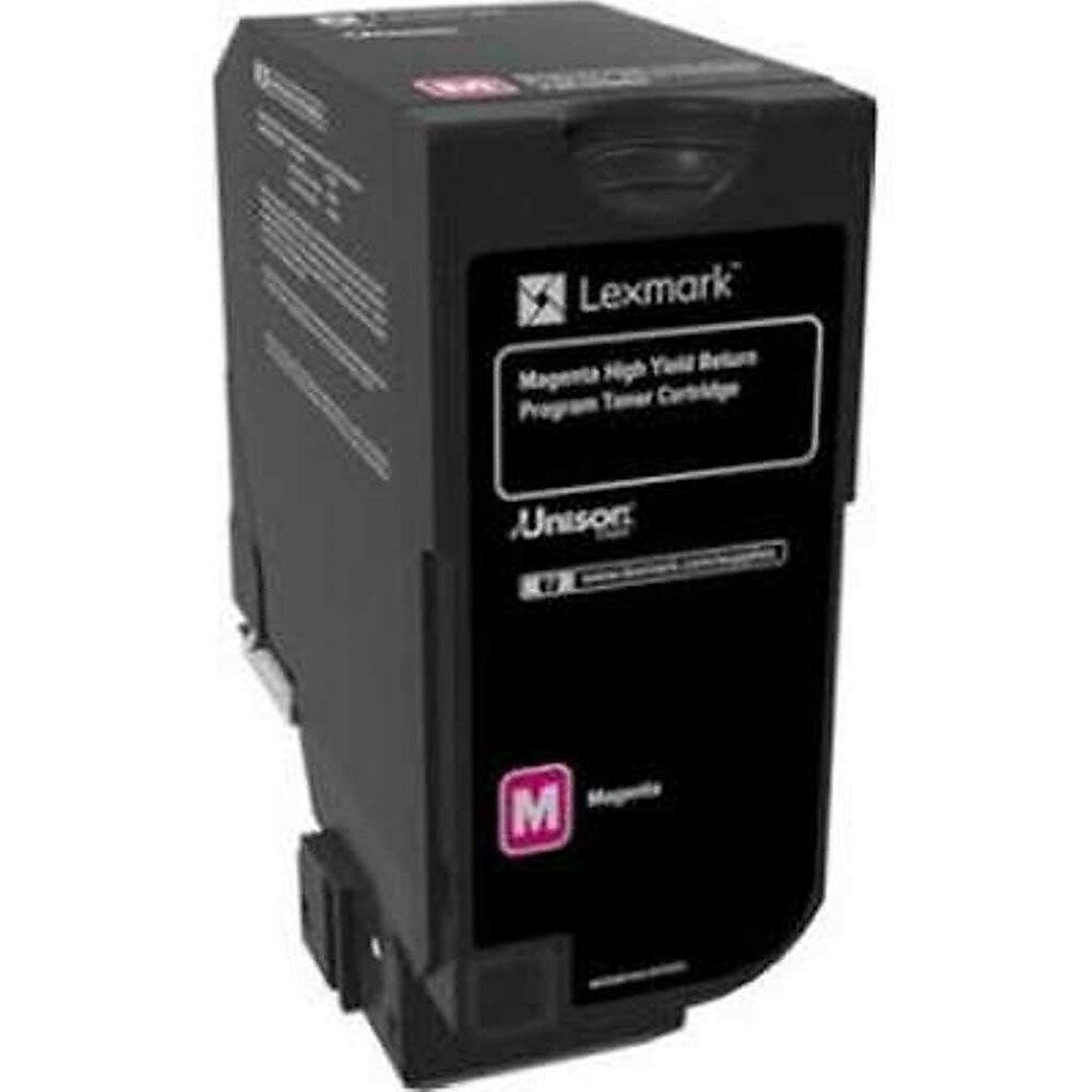 Cartouche de toner magenta à rendement élevé Lexmark CS725 (74C1HM0)