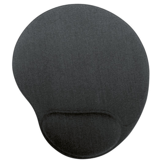 Tapis de souris Staples avec repose-poignet - Gel - Noir
