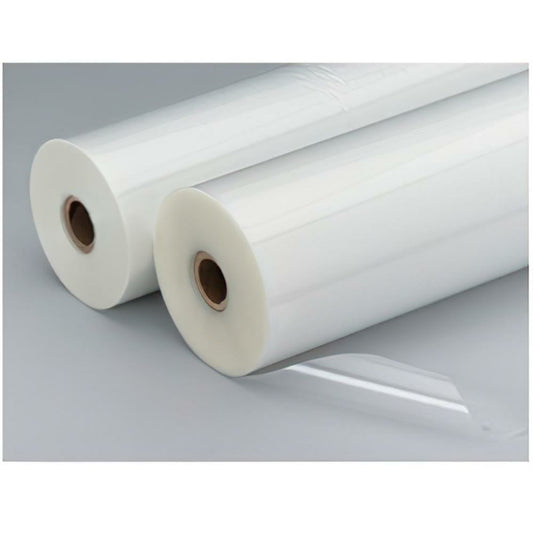 Film de plastification transparent HOP à faible point de fusion - 0,63 mx 152,4 m - épaisseur 1,7 mil