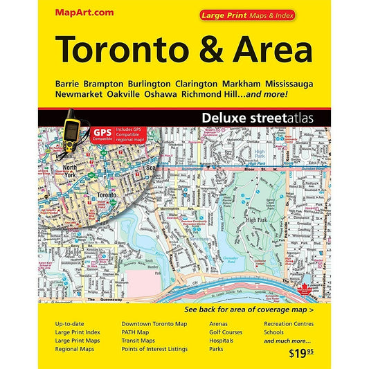 MapArt Atlas de Toronto et de la région du Grand Toronto