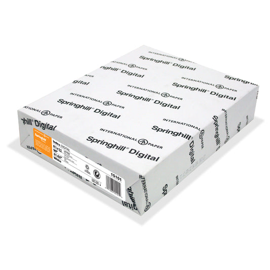 Index de couverture Spring Hill - 8,5" L x 11" H - 90 m - Blanc