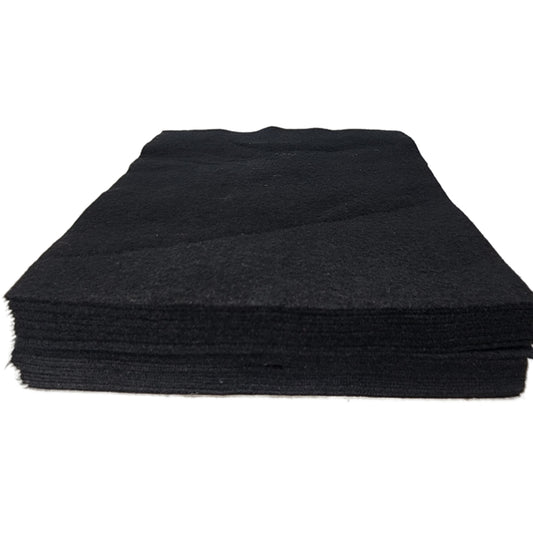 Multifeutre Craft Felt - 23cm x 30cm - Black - 25 Pack