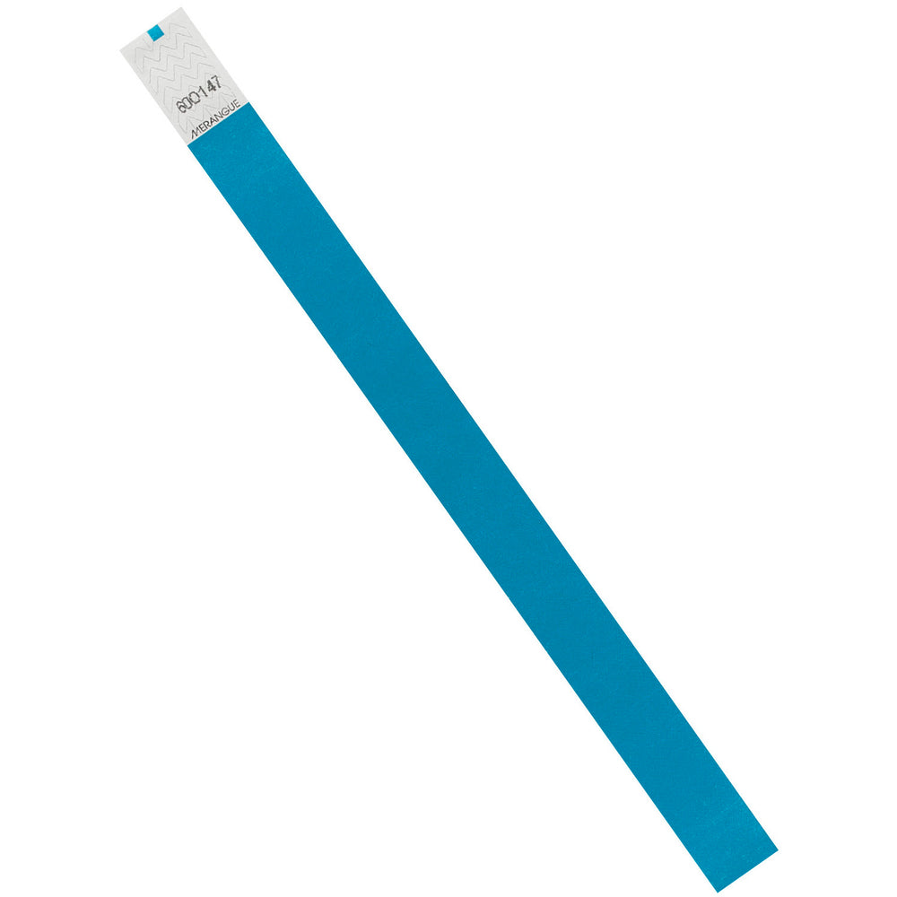 Bracelets en papier Tyvek Merangue - Paquet de 100 - Bleu