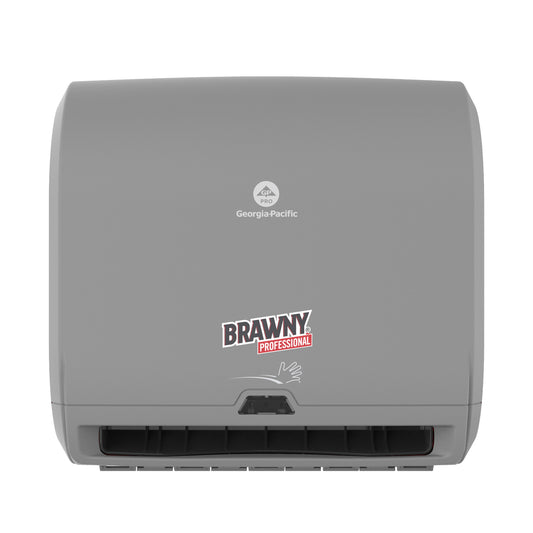 Brawny Professional Georgia-Pacific Pro Automated Shop Towel Dispenser - Grey