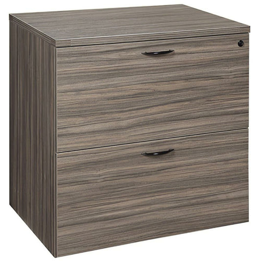 Classeur latéral 2 tiroirs en noyer urbain