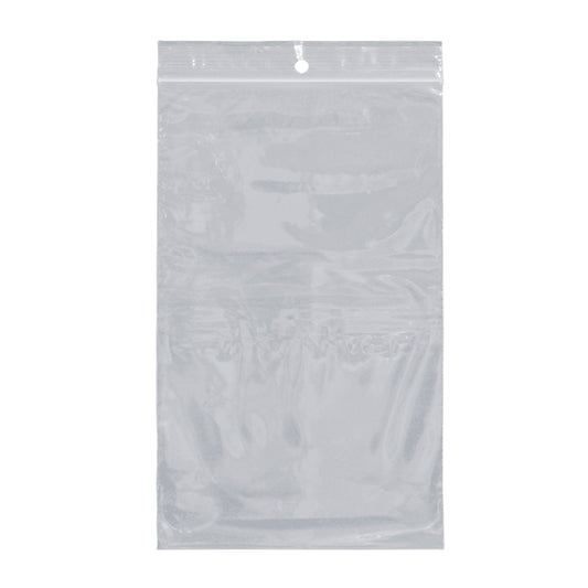 Sachet refermable SPC en polyéthylène - 2 mil - 4" x 12" - Paquet de 1 000