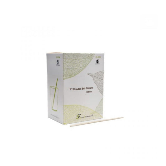 Eco-Packaging 7" Stir Sticks - 1000 Pack