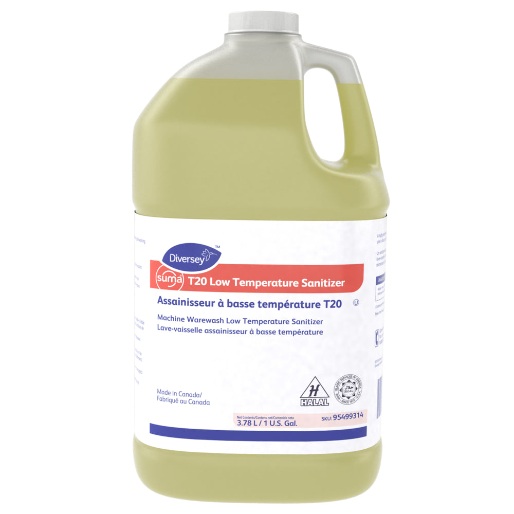 Désinfectant basse température Diversey Suma T20 - 1 gallon - Paquet de 4