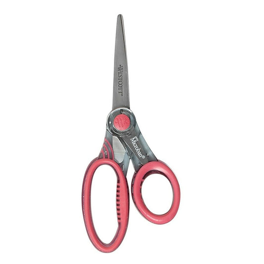 Westcott 8" X-RAY Antimicrobial Scissors, Pink
