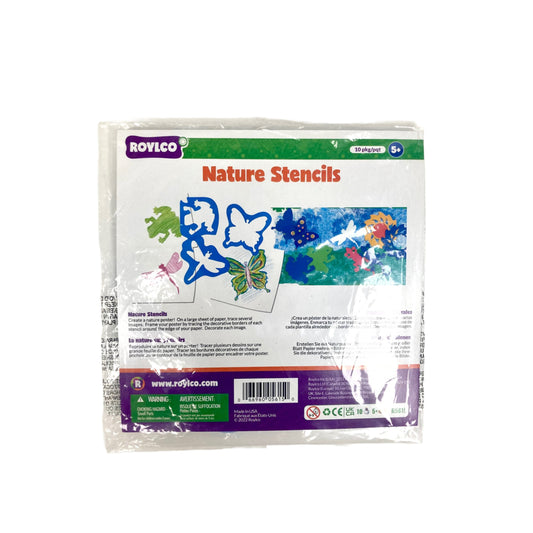 Roylco Nature Stencils, 20 Pack