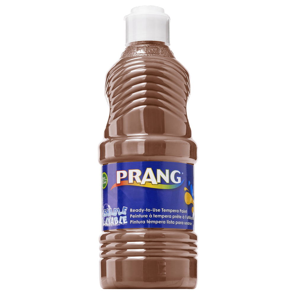Peinture à la détrempe lavable Prang - 473 g - Marron