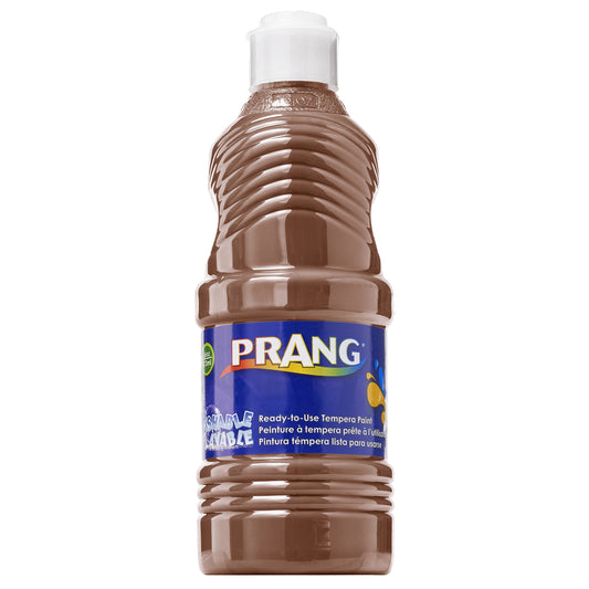 Peinture à la détrempe lavable Prang - 473 g - Marron