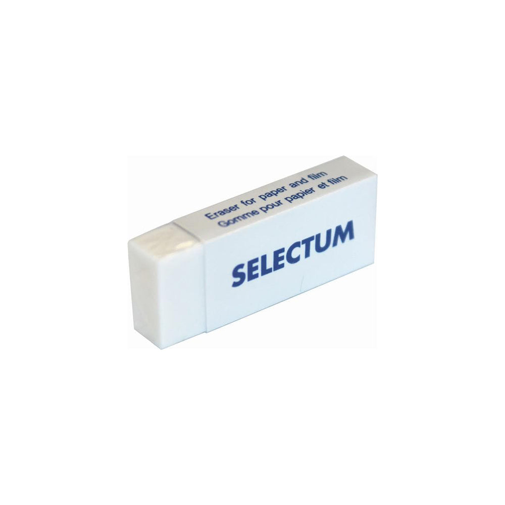 Selectum White Vinyl Pencil Eraser
