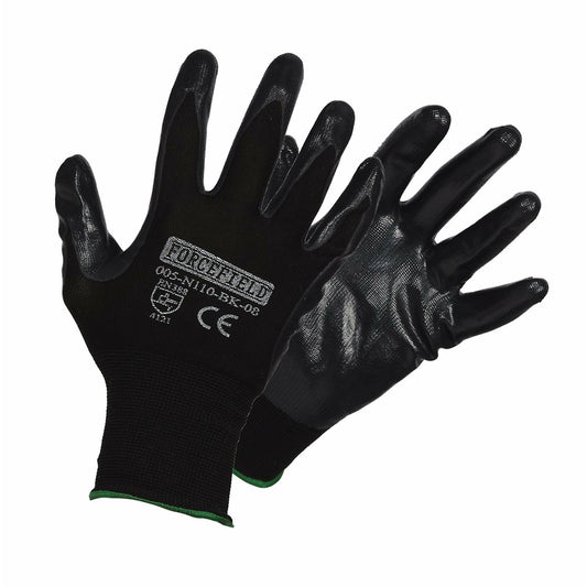 Gants de travail Forcefield en nylon tricoté sans couture avec paume enduite de nitrile - 2XL