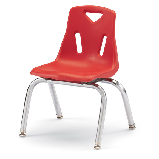 Jonti-Craft Berries Stacking Chair - 12" H - Red