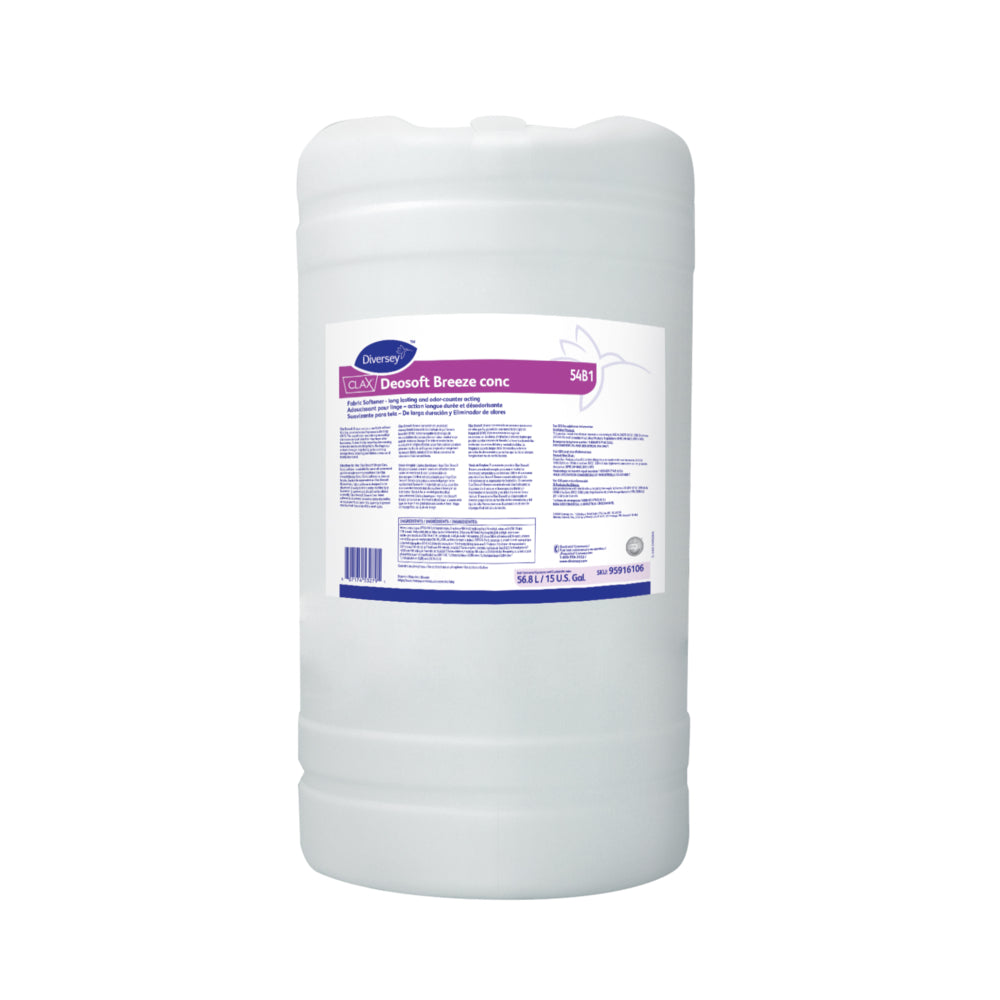 Diversey Clax Deosoft Breeze conc Fabric Softener - 56.8L