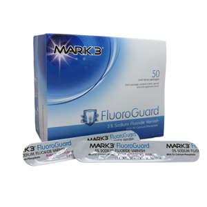 FluoroGuard  5% NAF Varnish Bubblegum and Mint with TCP 0.4ml  50/bx. - MARK3®*