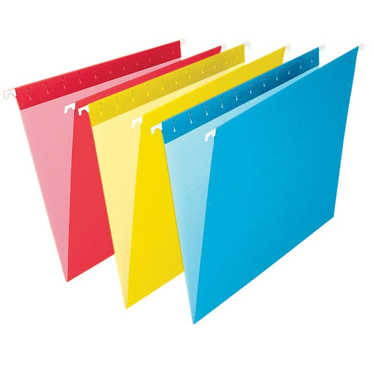 Assortiment de chemises suspendues Staples - Format lettre - Paquet de 25