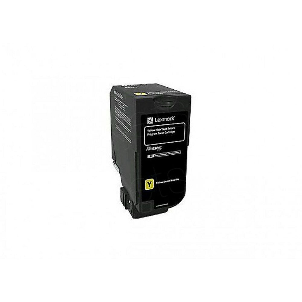 Cartouche de toner jaune à rendement élevé Lexmark CX725 (84C1HY0)