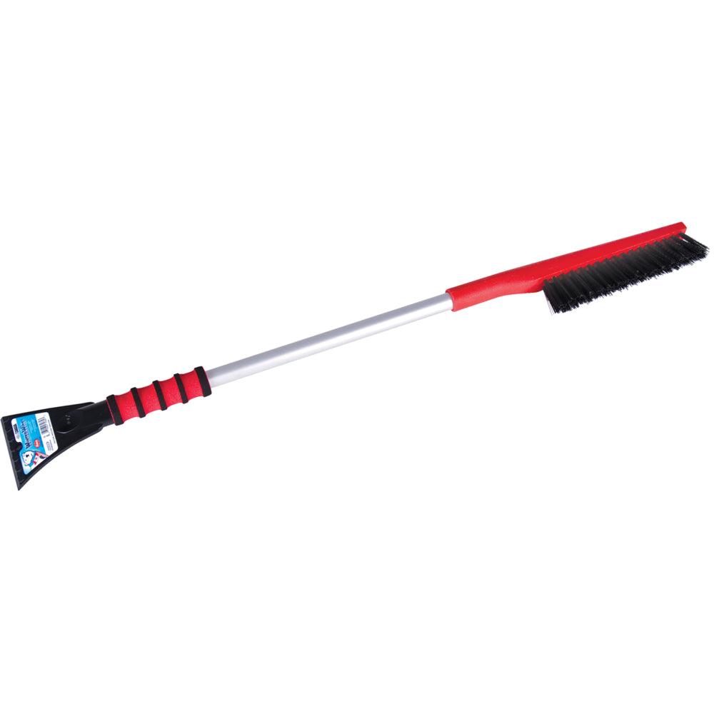 Mallory Long Reach Snow Brushes - Nylon Polyethylene Blade - 35" Long - Red