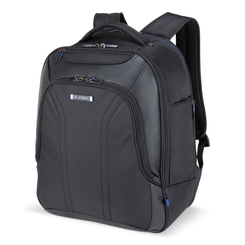 Nextech 17.3" Laptop Backpack with RFID Pocket - Black