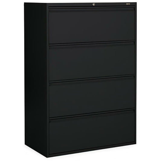 Lateral file 4 drawers fixed Office To Go from Global black