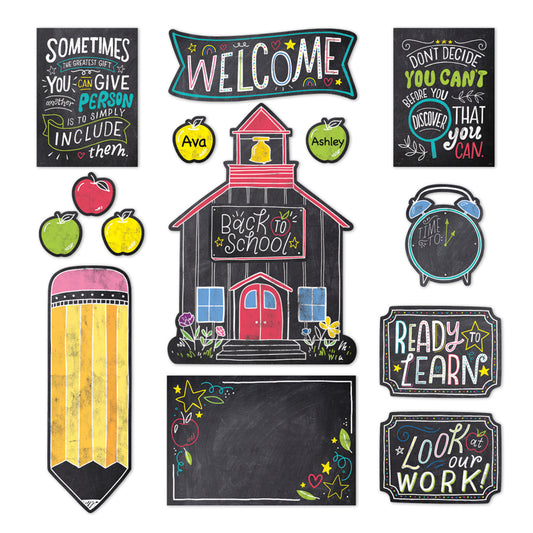 Creative Teaching Press School Time Fun Chalk It Up! Bulletin Board