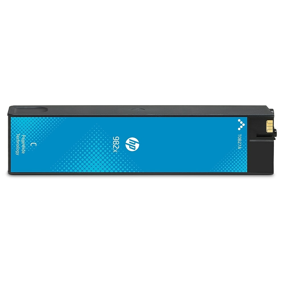 Cartouche d'encre HP 982X PageWide haute capacité, cyan (T0B27A)