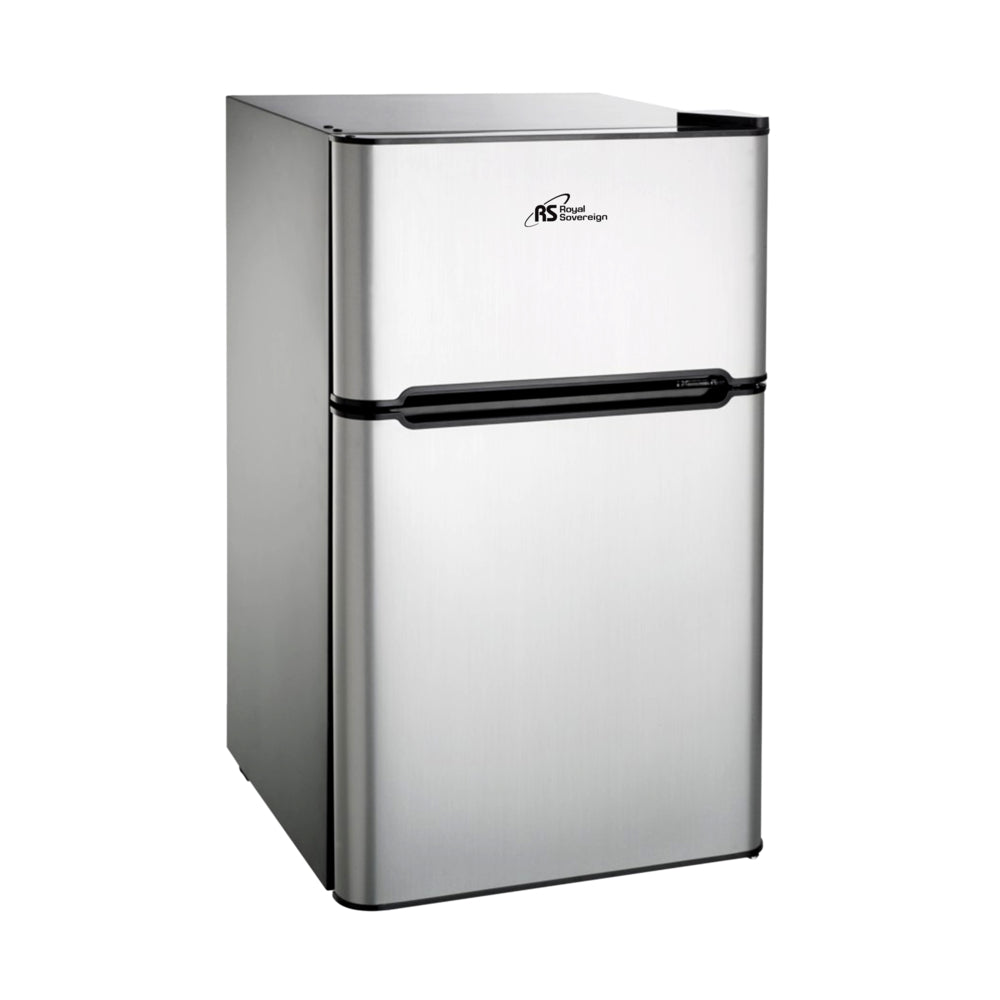 Royal Sovereign 2-Door Compact Refrigerator - 3.2 cu ft. - Stainless Steel