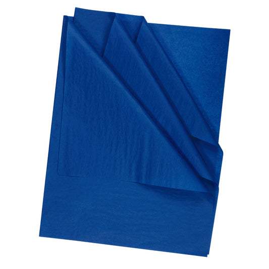 Papier de soie North American Paper Inc. – 20" x 30" – Bleu foncé – 24 feuilles