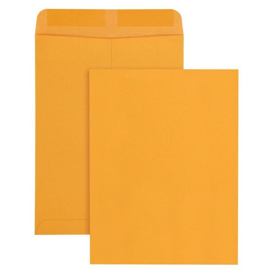 Enveloppes pour catalogue Quality Park Tops - 9" x 12" - Kraft doré - Paquet de 100