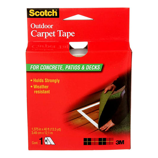 3M Scotch Outdoor Carpet Tape - Black
