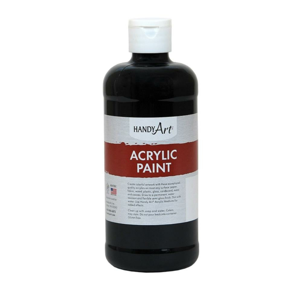 Handy Art Acrylic Paint, Mars Black, 473ml