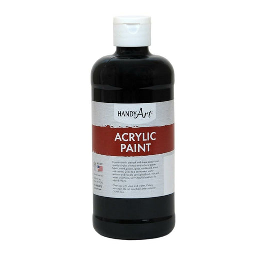 Peinture acrylique Handy Art, noir de Mars, 473 ml