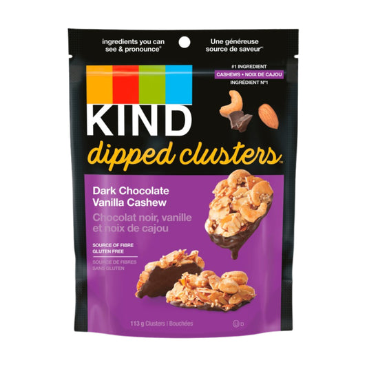KIND Dipped Clusters Dark Chocolate Vanilla Cashew - 113 g