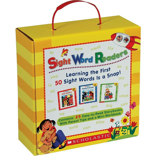 Coffret de lecture de mots visuels Scholastic Apprendre les 50 premiers mots visuels est un jeu d'enfant !