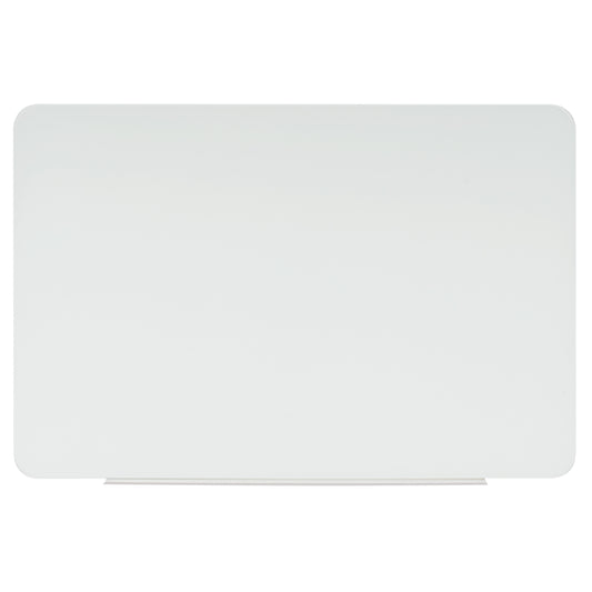 MasterVision Lago Professional Magnetic Glass Dry-Erase Board - 36" L x 48" W - Frameless