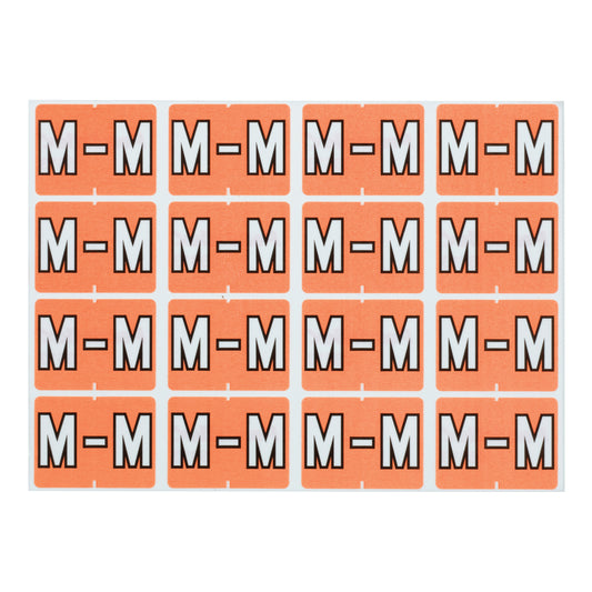 Pendaflex A-Z Pink End Tab Filing Labels - M - 240 Pack
