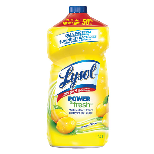 Lysol Disinfectant Multi-Surface Cleaner - Lemon - 1.2L