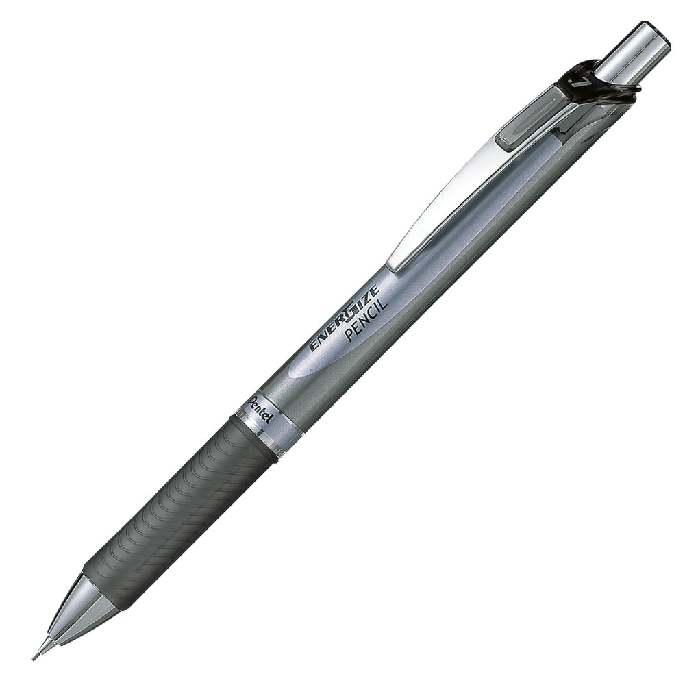 Porte-mine rétractable Pentel EnerGize - 0,7 mm - Corps gris/noir