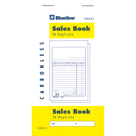 Book, Sales Counter, 2 Part, NCR, Bilingual, 10/pk