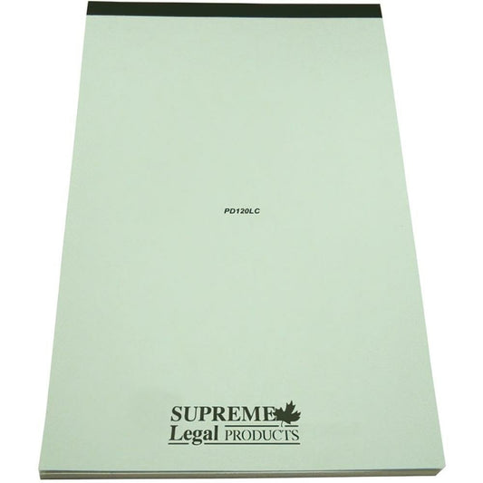 Supreme Green Paper Pad 14" Ruled with Margin