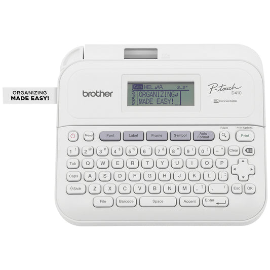 Étiqueteuse connectée Brother P-touch PT-D410 pour la maison/le bureau