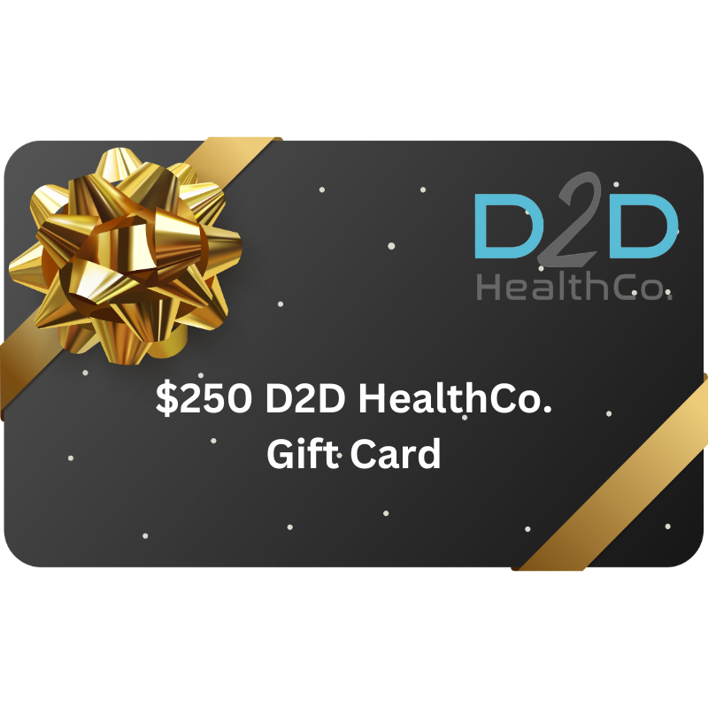 D2D HealthCo. Tarjeta de regalo $250