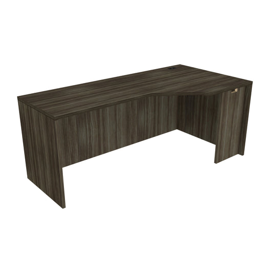 Heartwood Extended Left Corner - Grey Dusk Finish