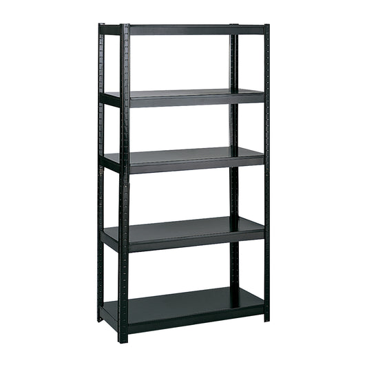 Étagère en acier sans boulons Safco 36 po de largeur - Noir