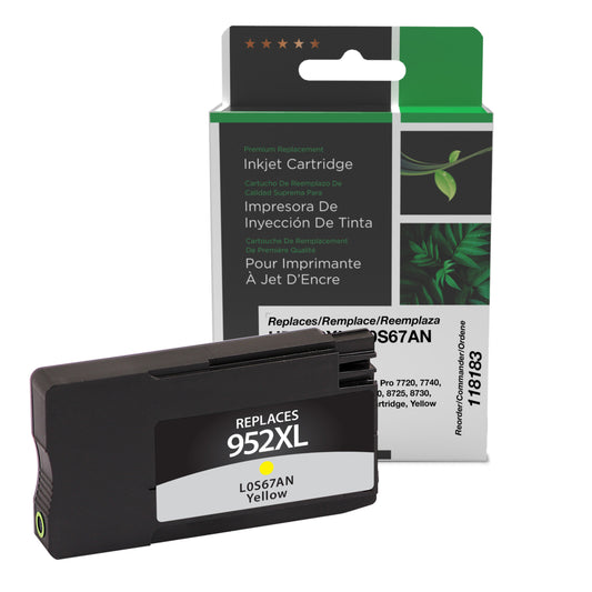 Cartouche d'encre haute capacité HP 952XL Clover Imaging Group - Jaune